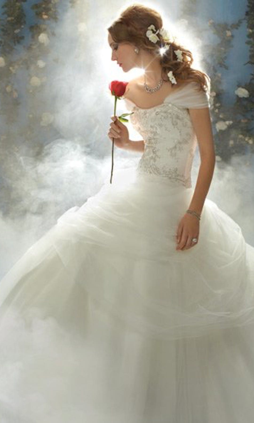 belle wedding dress